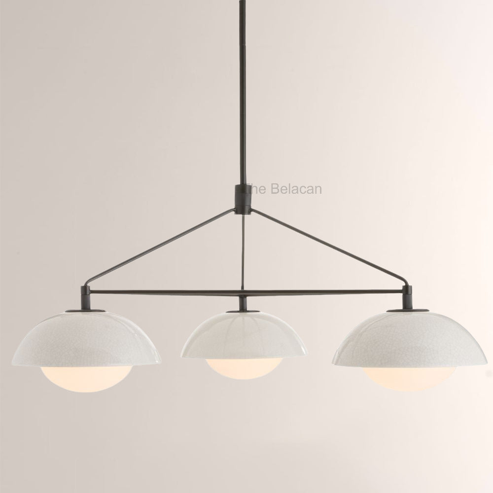 Godwin Round Ceramic Chandelier - thebelacan
