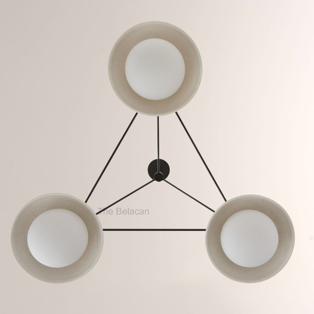 Godwin Round Ceramic Chandelier - thebelacan