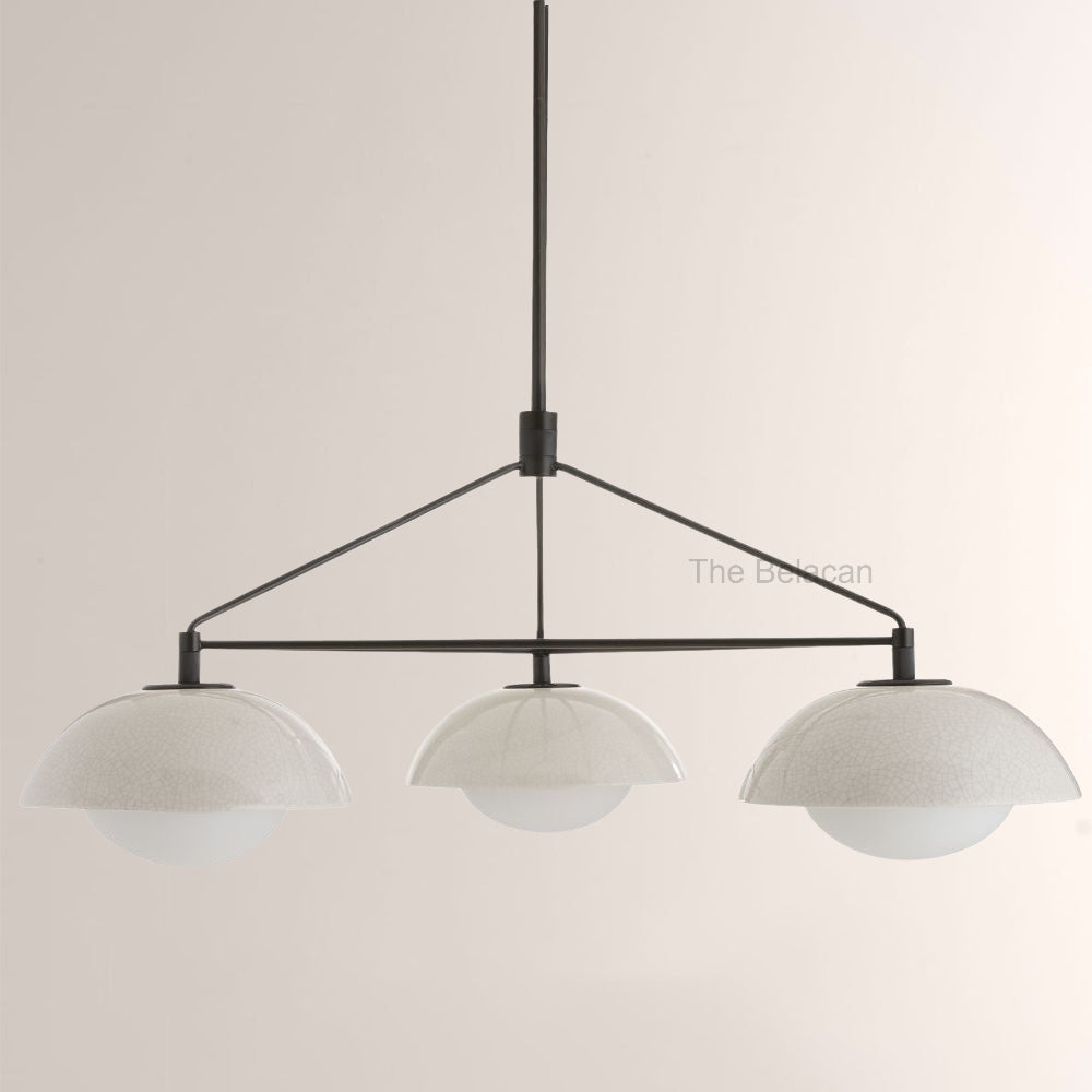 Godwin Round Ceramic Chandelier - thebelacan