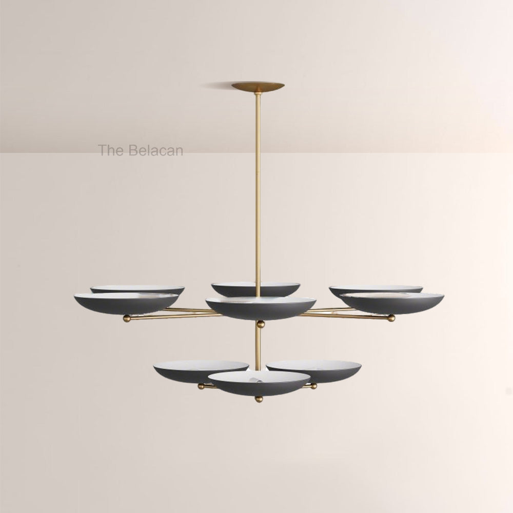 Grant Round Dish-shaped Chandelier - thebelacan