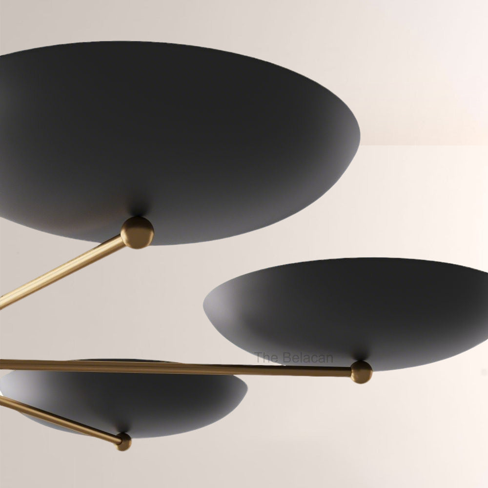 Grant Round Dish-shaped Chandelier - thebelacan