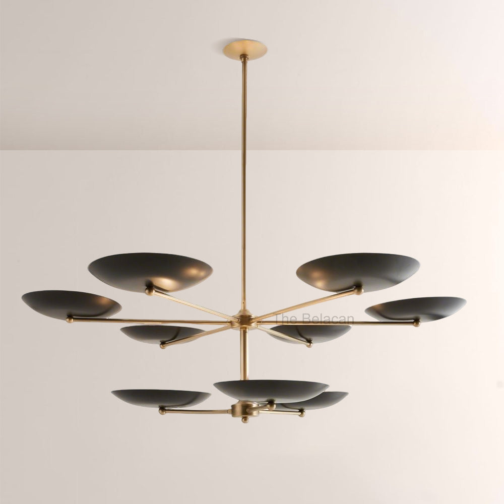 Grant Round Dish-shaped Chandelier - thebelacan