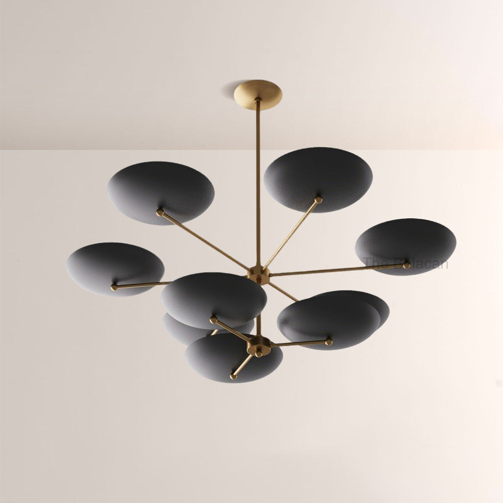 Grant Round Dish-shaped Chandelier - thebelacan