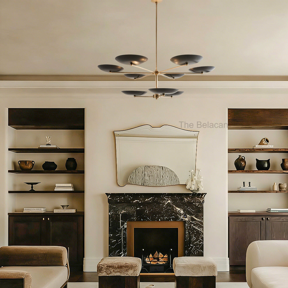 Grant Round Dish-shaped Chandelier - thebelacan