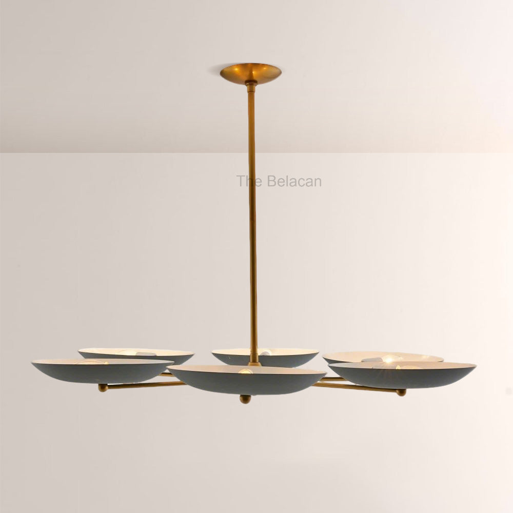 Grant Round Dish-shaped Chandelier - thebelacan