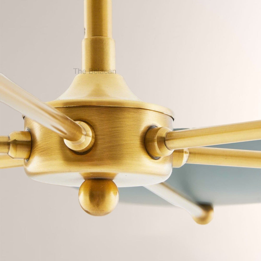 Grant Round Dish-shaped Chandelier - thebelacan