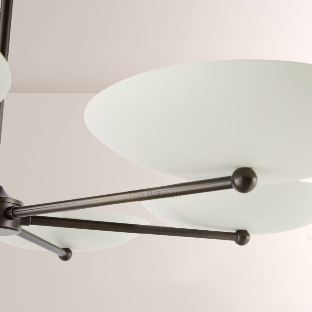 Grant Round Dish-shaped Chandelier - thebelacan