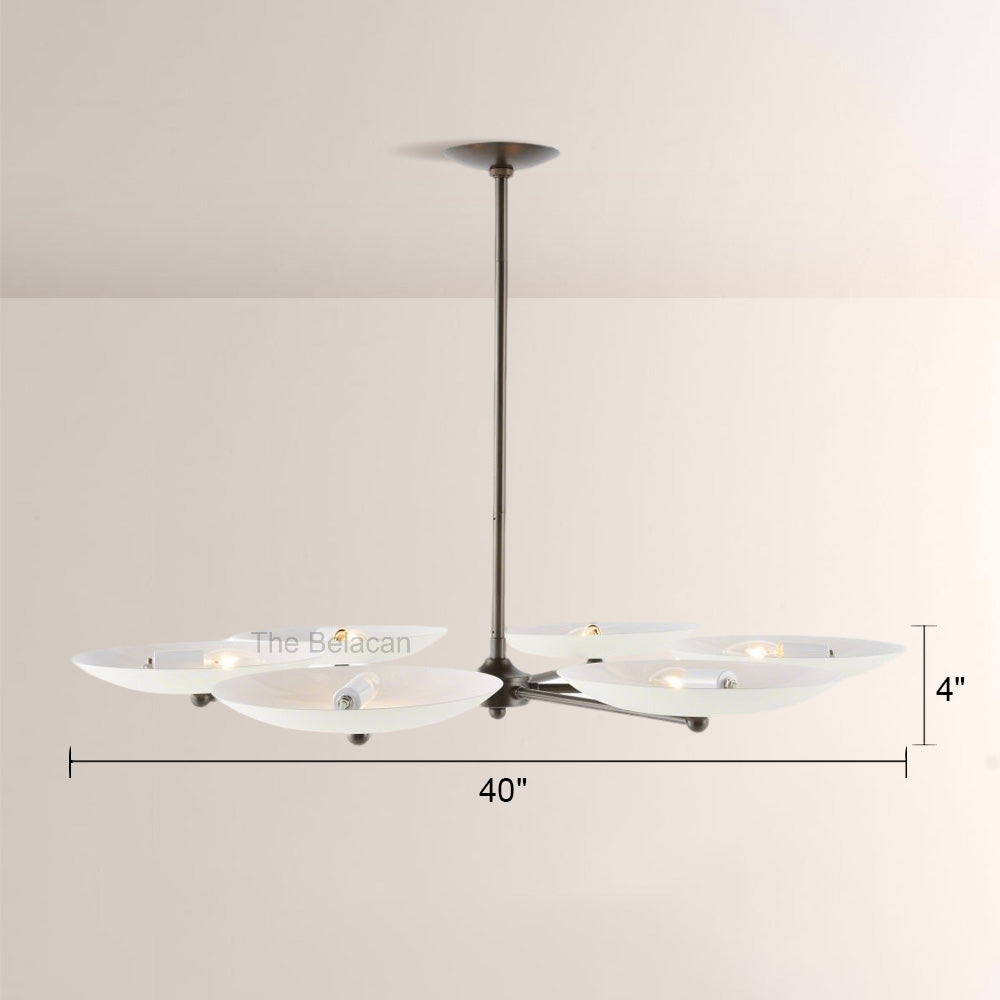 Grant Round Dish-shaped Chandelier - thebelacan