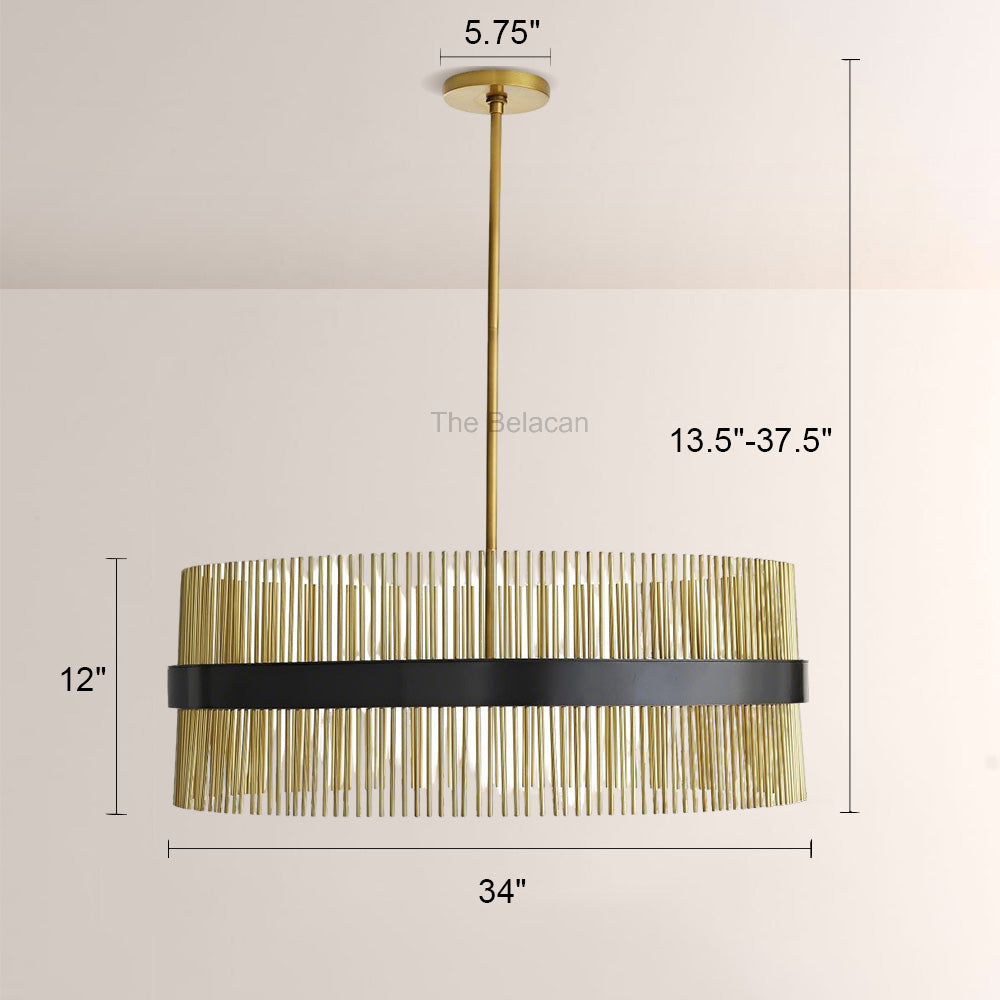 Hamilton Round Chandelier - thebelacan