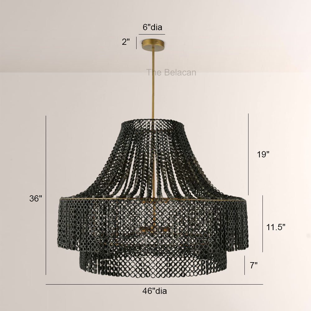 Hamlet Large Beads Chandelier - thebelacan