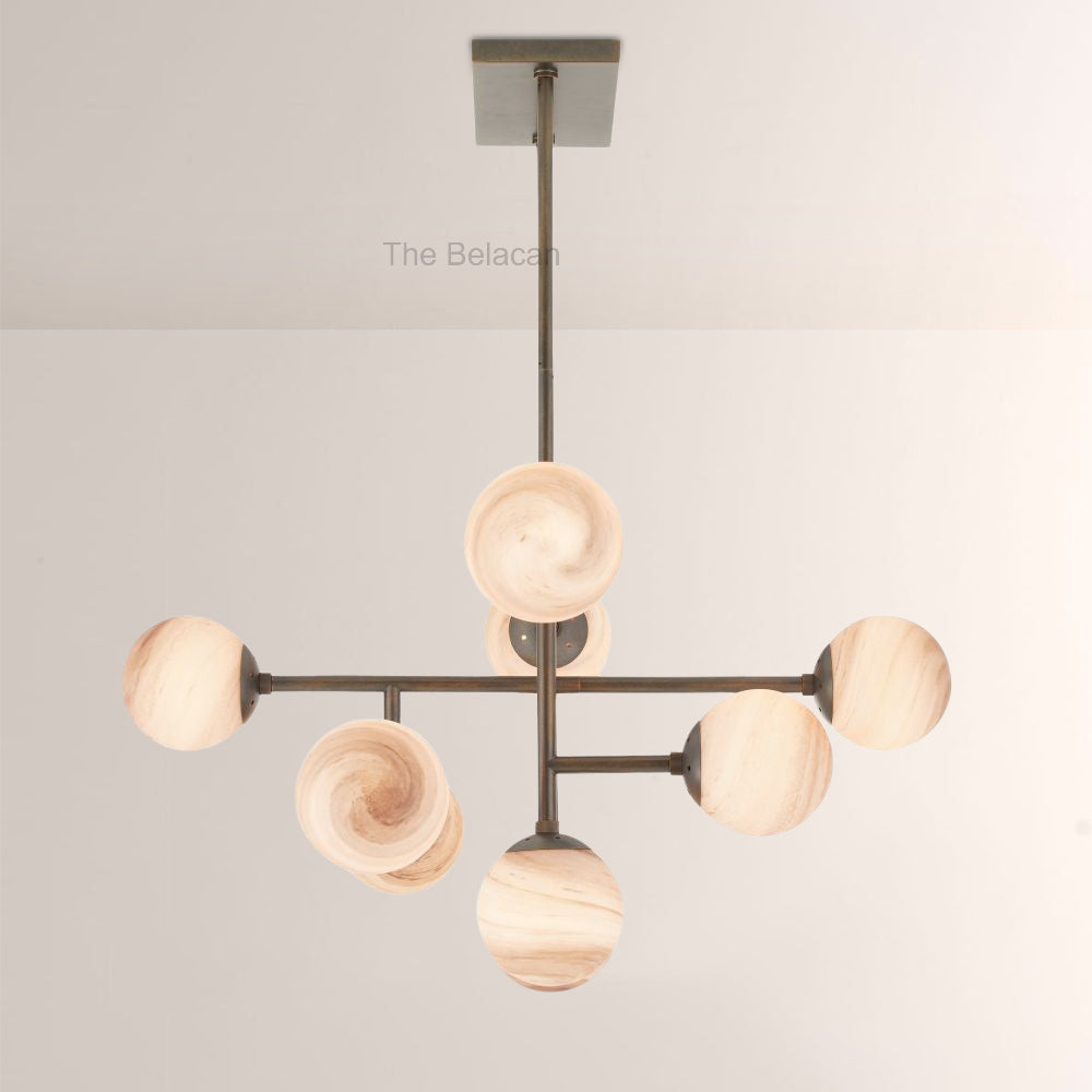 Harris Linear Glass Chandelier - thebelacan