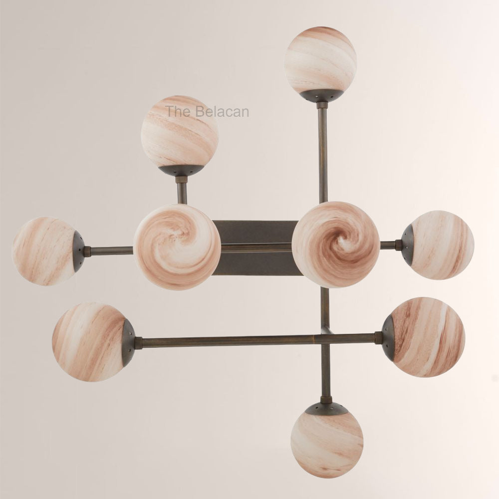 Harris Linear Glass Chandelier - thebelacan