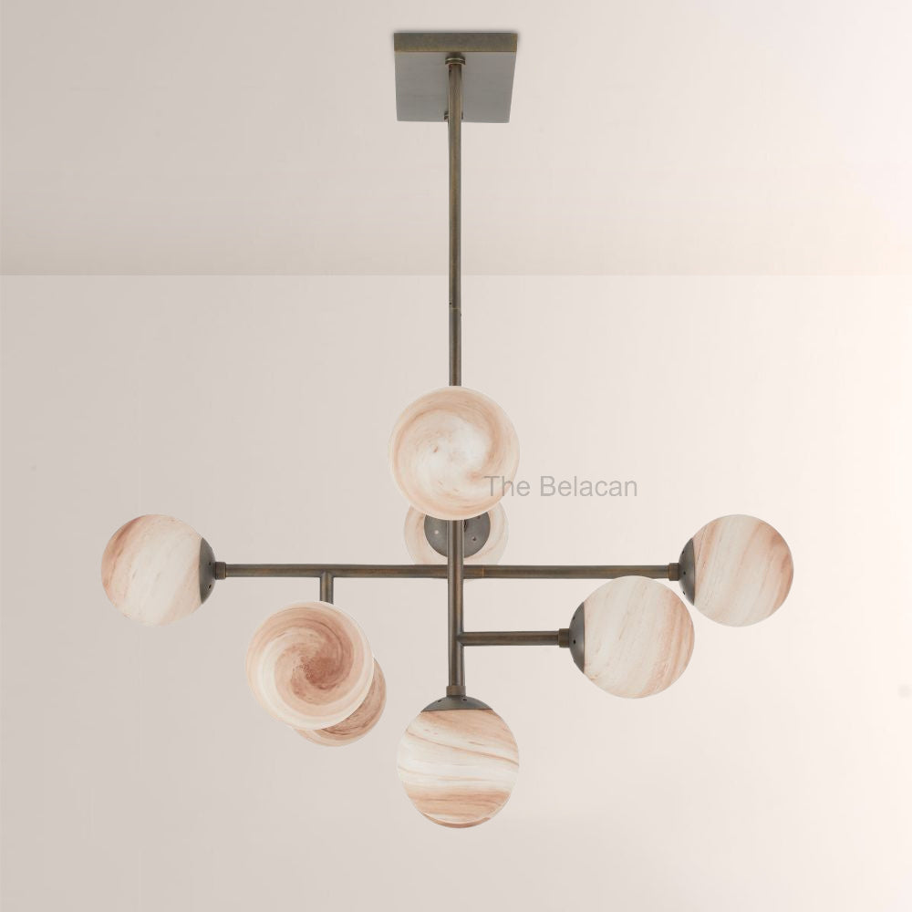 Harris Linear Glass Chandelier - thebelacan