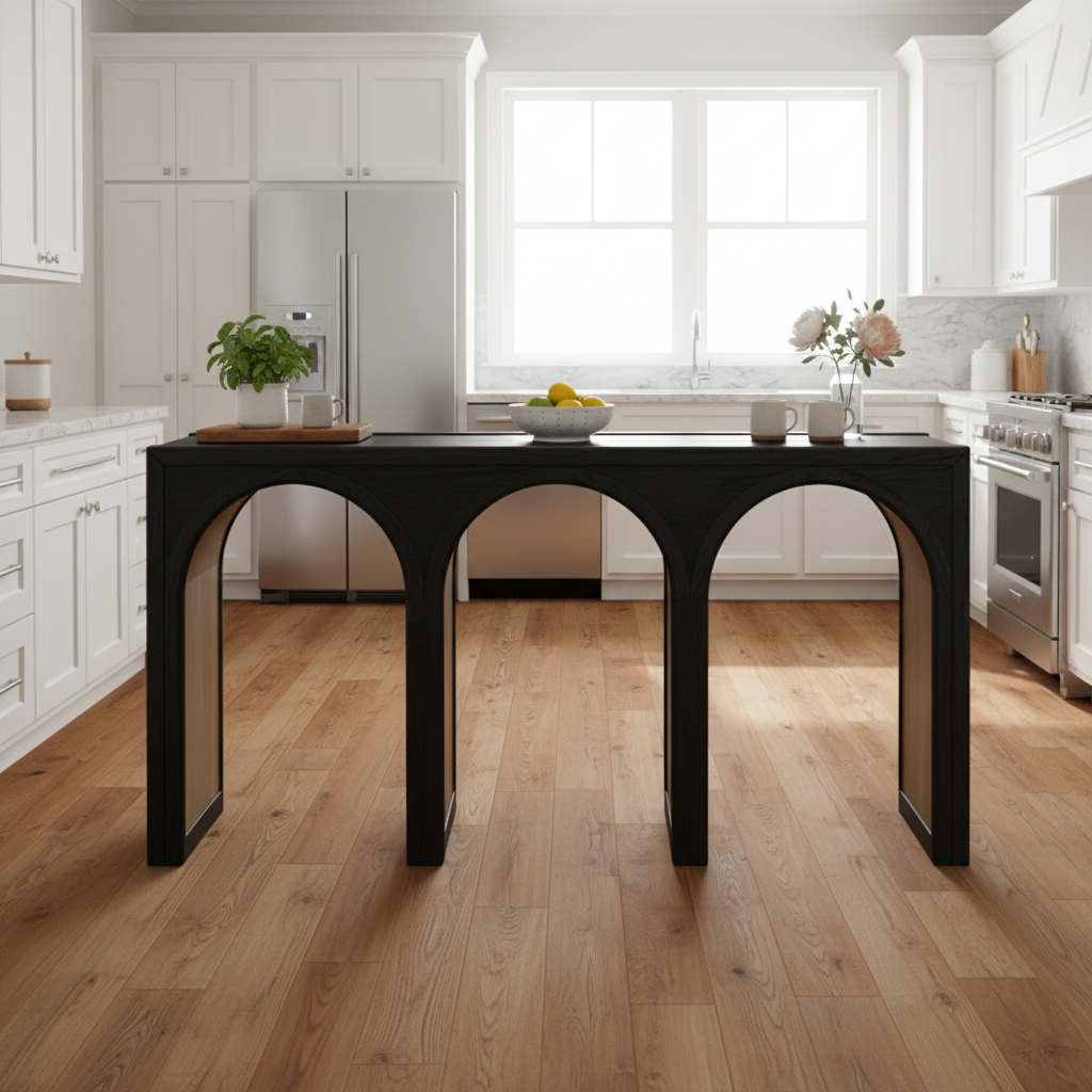 Heidi Console Table 60" 79" - thebelacan