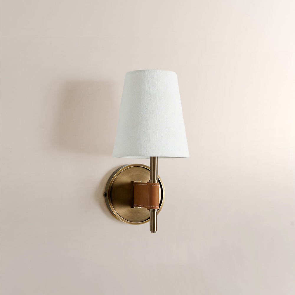 Haven Wrapped Brass Wall Sconce