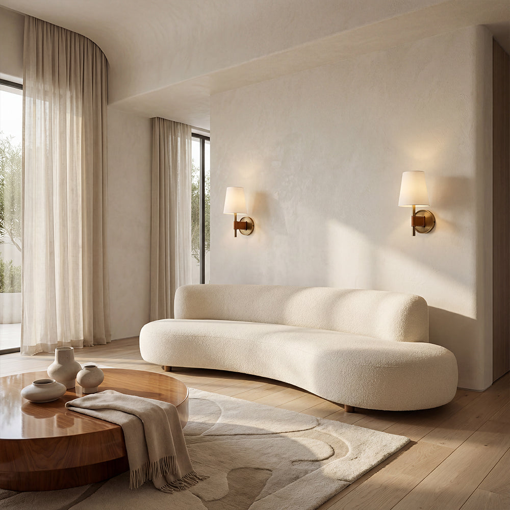 Haven Wrapped Brass Wall Sconce