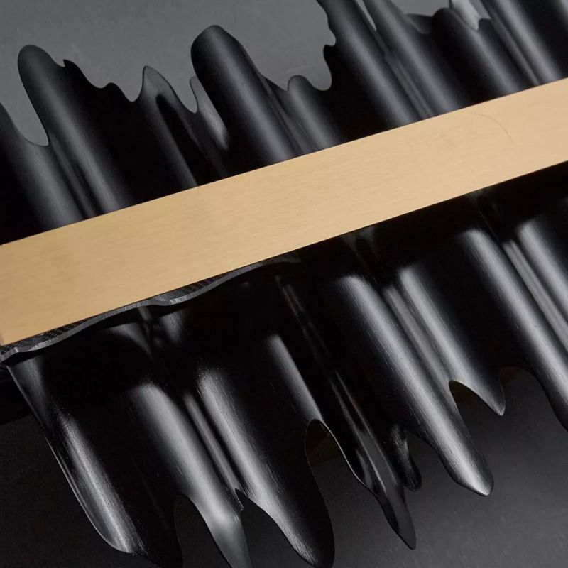 Hill Modern Sculpture Linear Chandelier - thebelacan