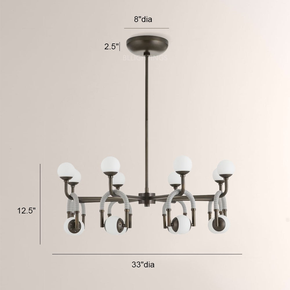 Horatio Round Chandelier - thebelacan