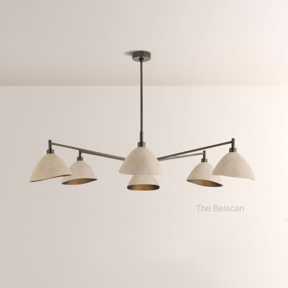 Iouise Leather Chandelier - thebelacan