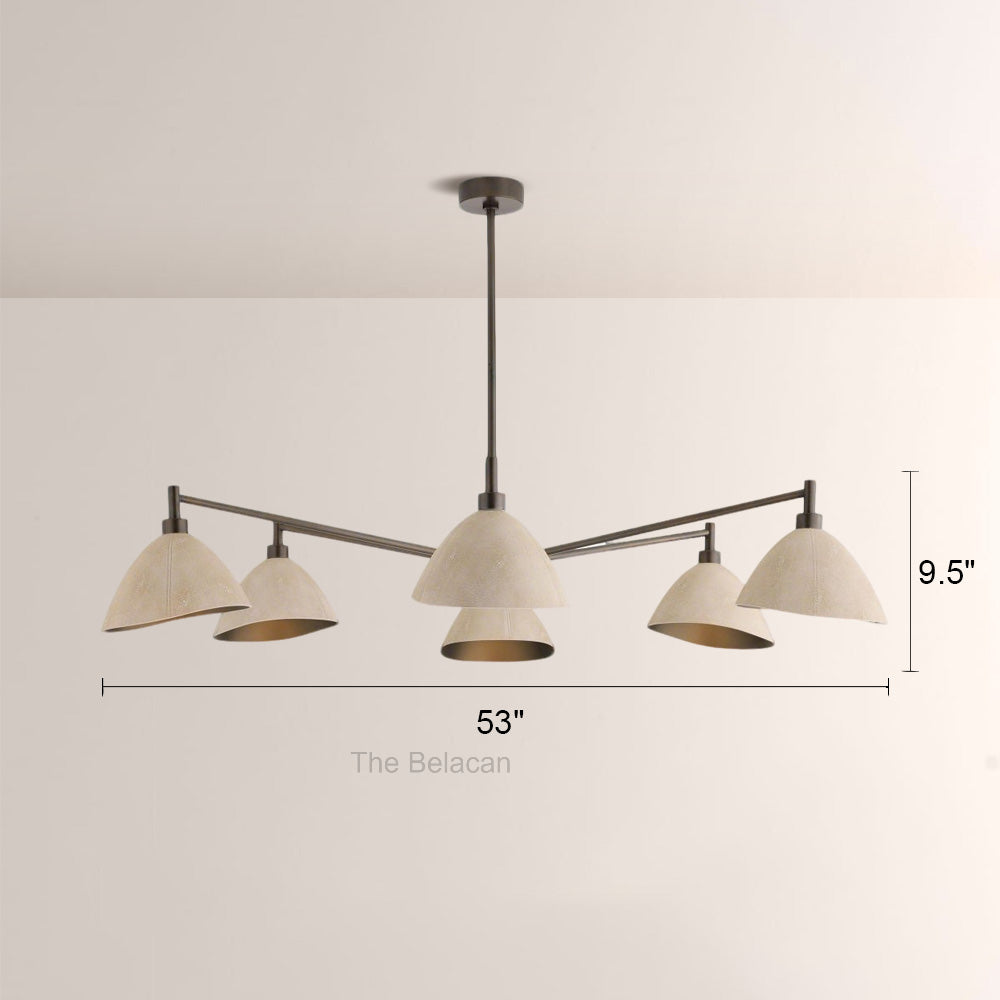 Iouise Leather Chandelier - thebelacan