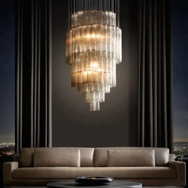 Irena Multi-Tier Round Chandelier 24''D 30''D 55''D - thebelacan