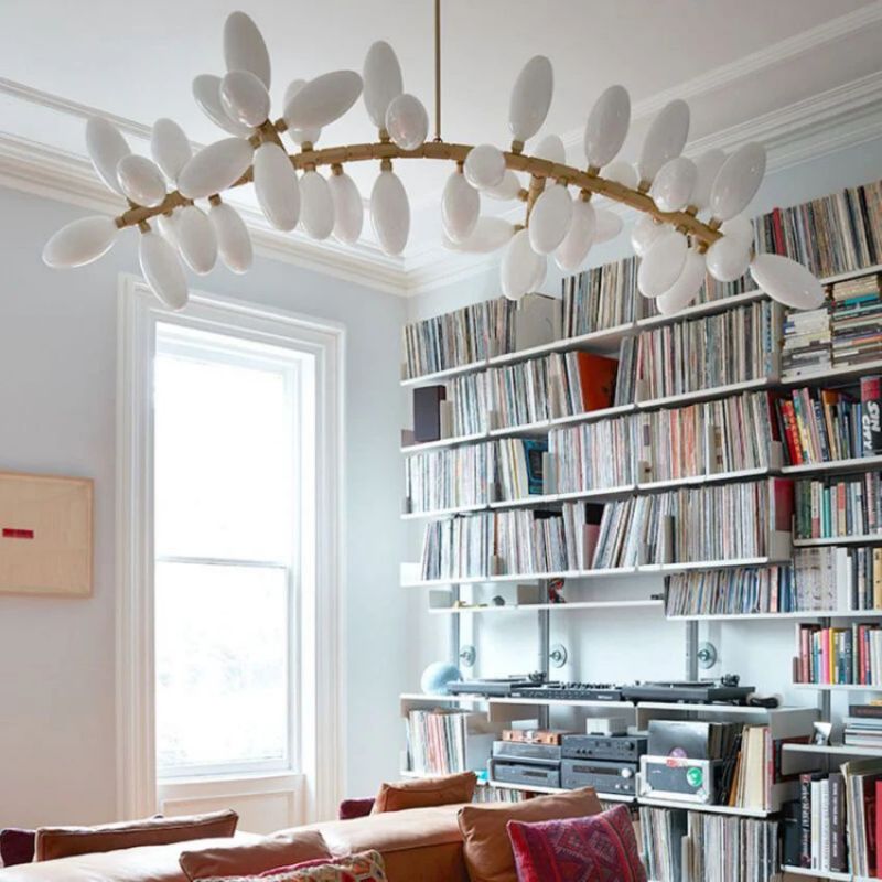 Kevin Art Grape 44-Light Chandelier 76"W - thebelacan