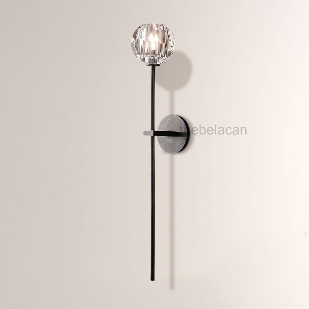 Kristal Glass Grand Wall Sconce - thebelacan