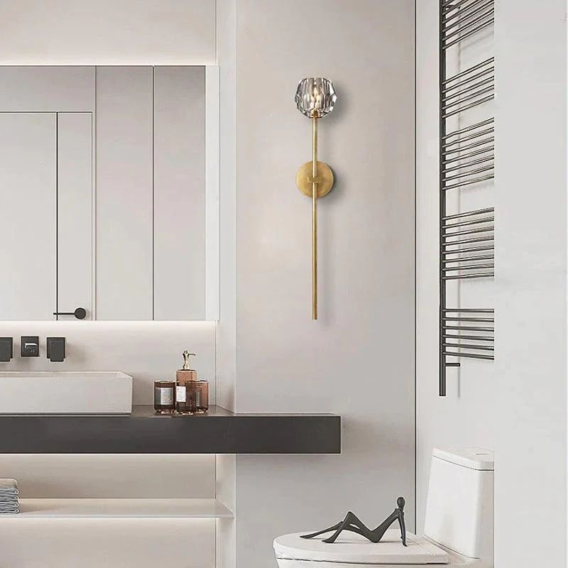 Kristal Glass Grand Wall Sconce - thebelacan