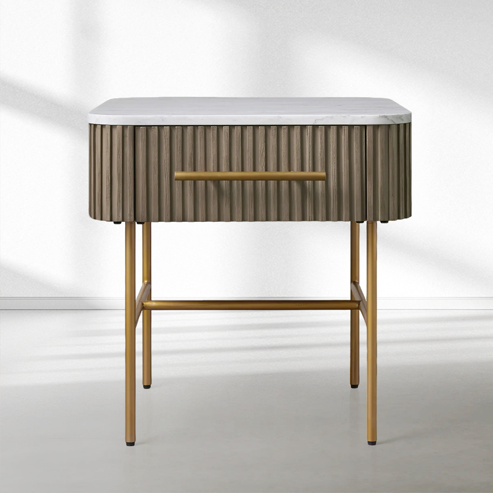 Fimley End Table with Drawer - thebelacan