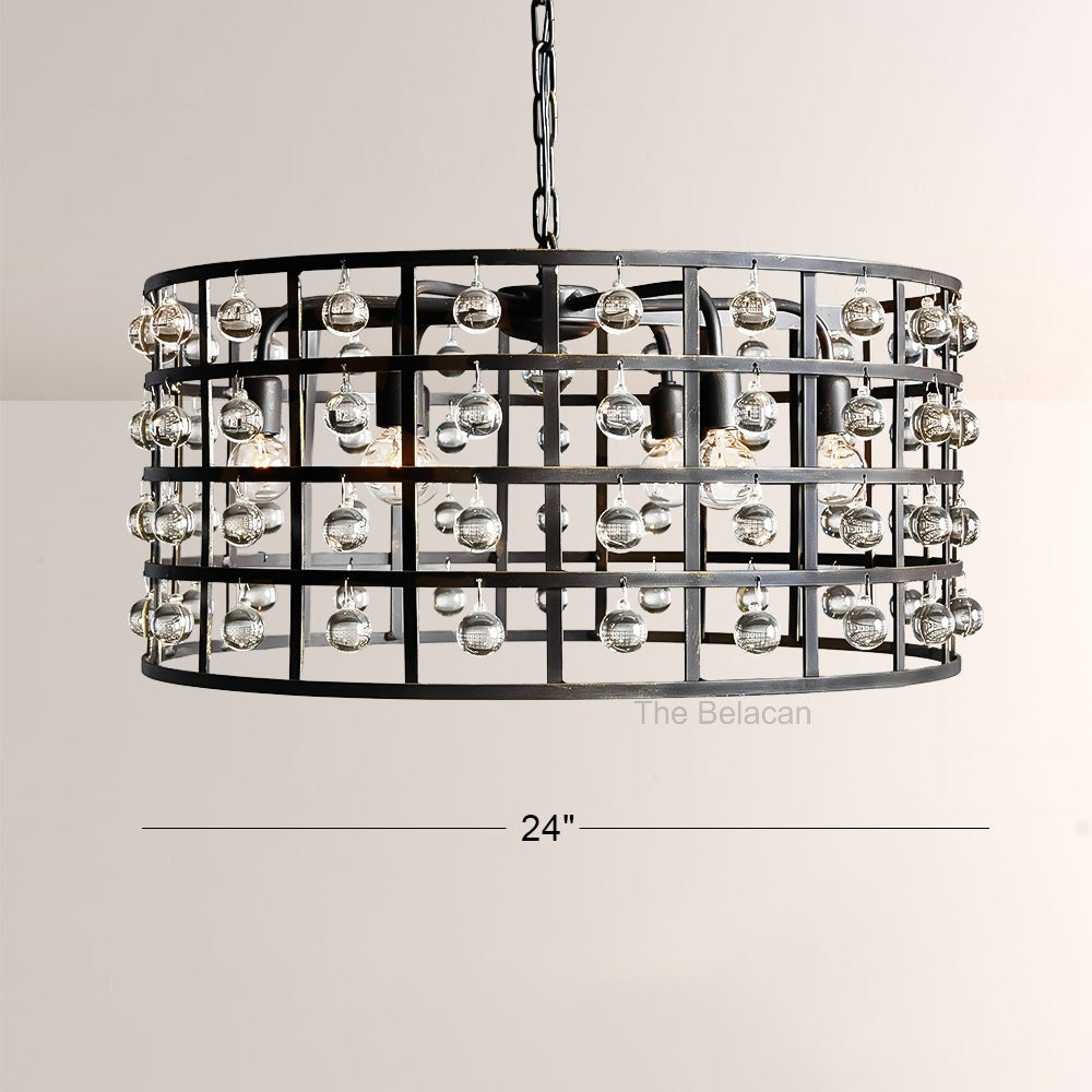 La CaArtis 6 Light Chandelier in Bronze - thebelacan