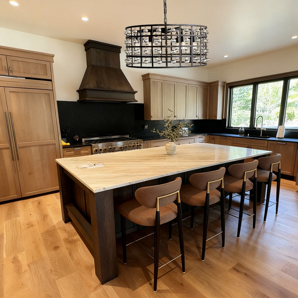 La CaArtis 6 Light Chandelier in Bronze - thebelacan