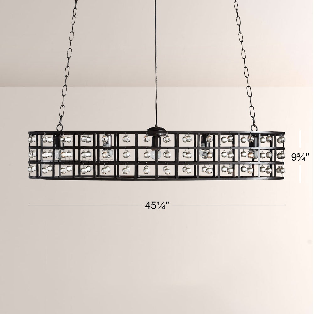 La CaArtis Oval Chandelier - thebelacan
