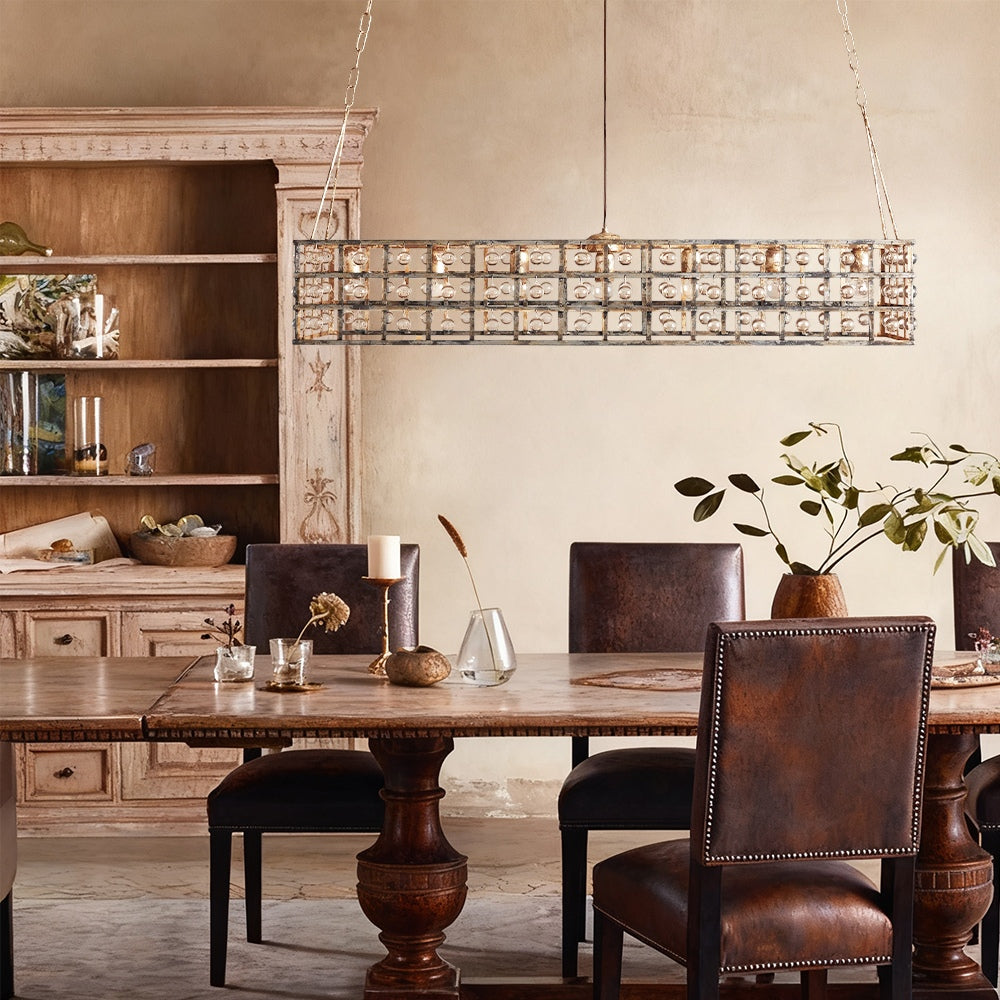 La CaArtis Rectangular Chandelier - thebelacan