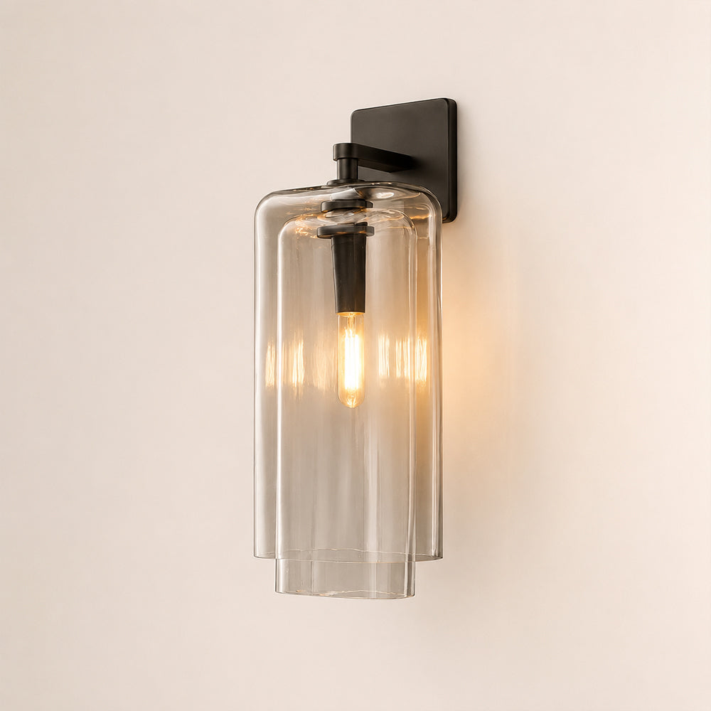 Lacore Clear Glass Sconce