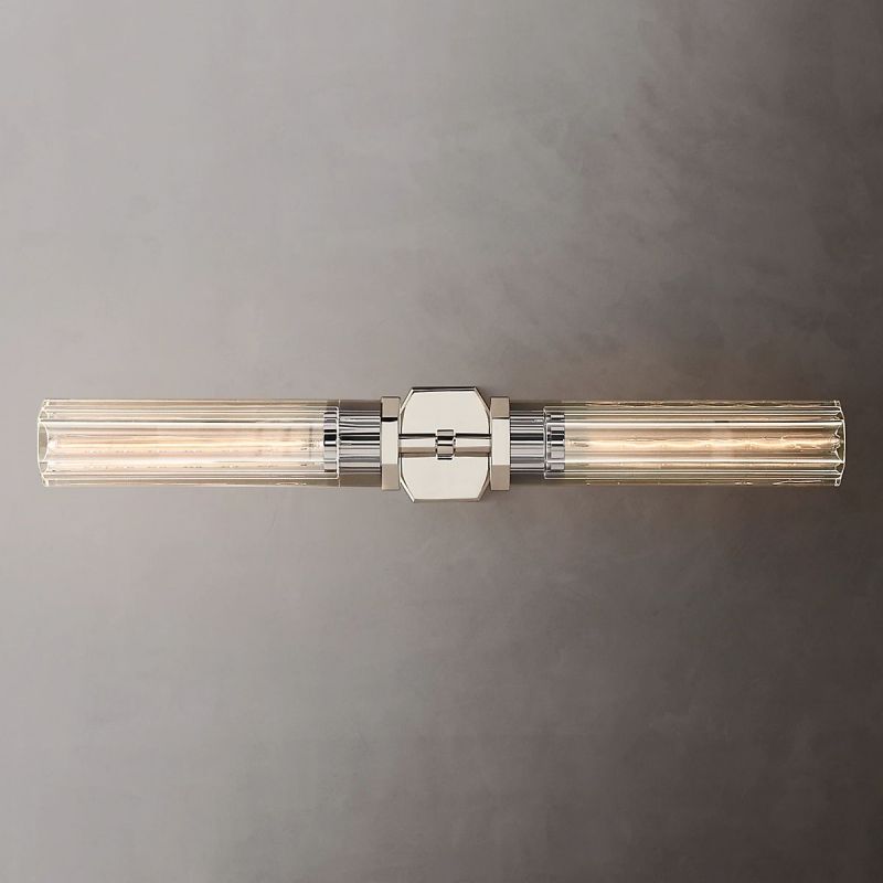 Lambert Hexagonal Linear Grand Wall Sconce - thebelacan