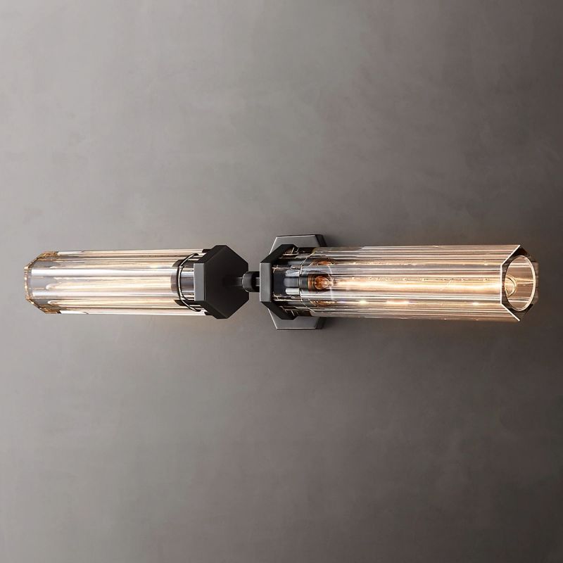 Lambert Hexagonal Linear Grand Wall Sconce - thebelacan