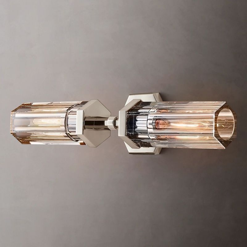 Lambert Hexagonal Linear Short Wall Sconce - thebelacan