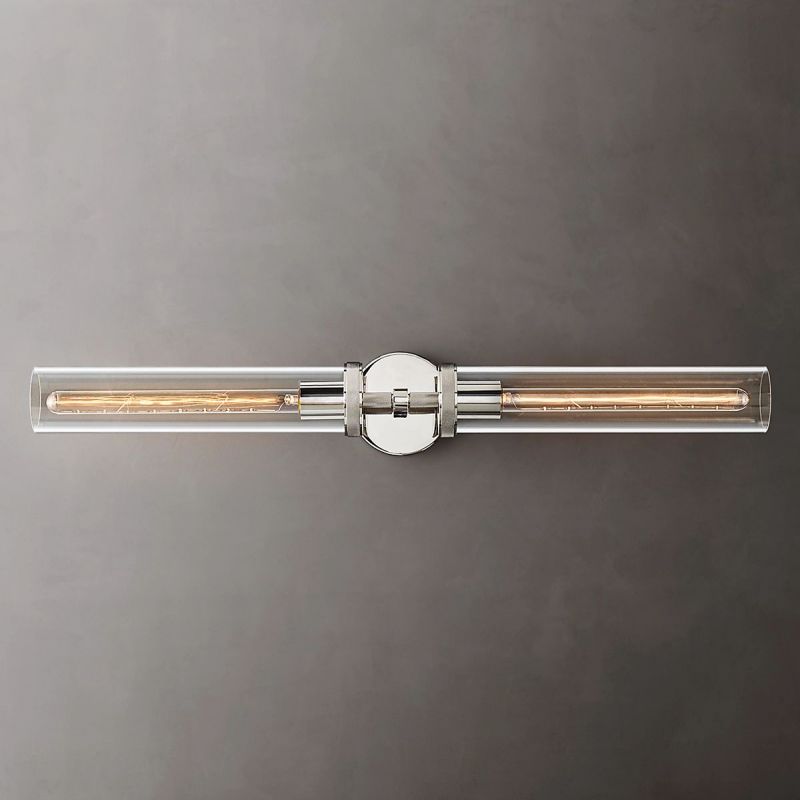 Lambert Round Linear Grand Wall Sconce - thebelacan