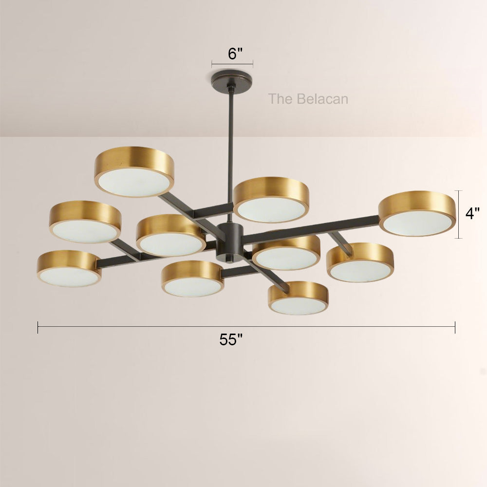 Lena Large Starburst Chandelier - thebelacan