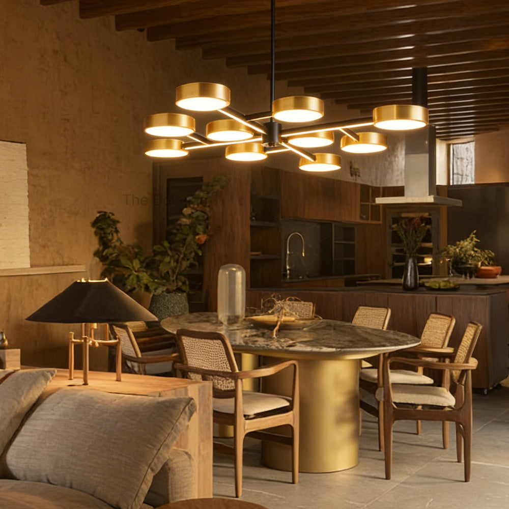 Lena Large Starburst Chandelier - thebelacan