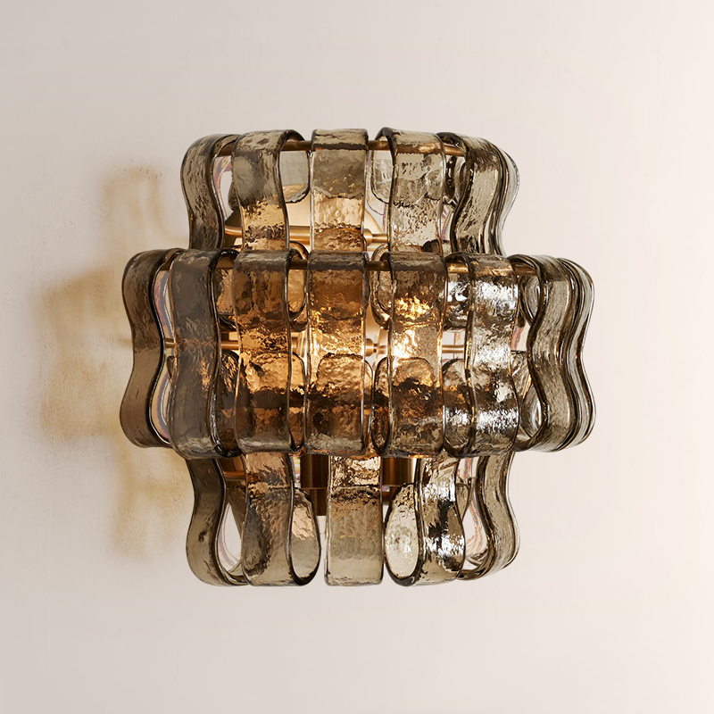 Lime Glass Wall Sconce 12" - thebelacan