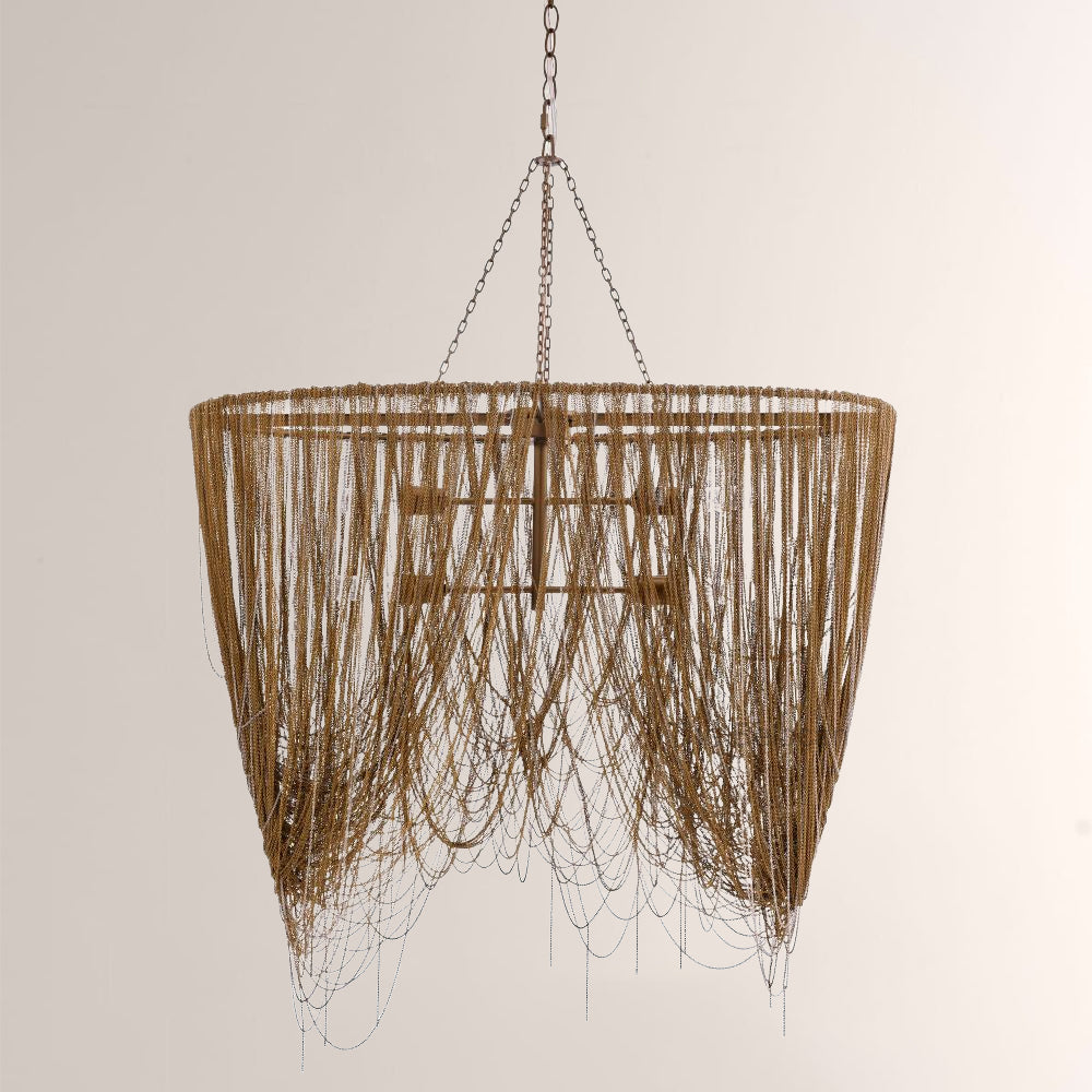 Lindsay Oval Chains Chandelier - thebelacan