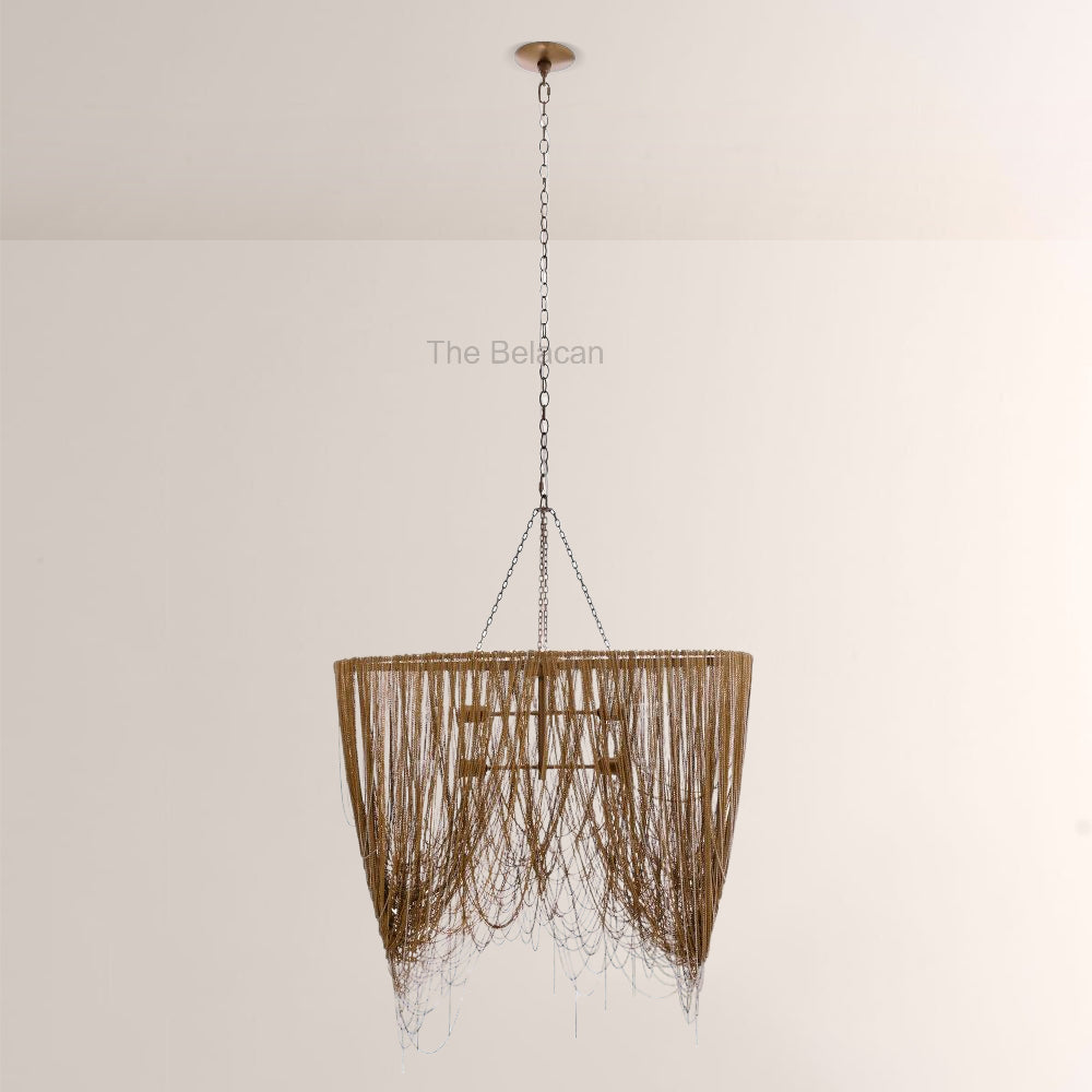 Lindsay Oval Chains Chandelier - thebelacan
