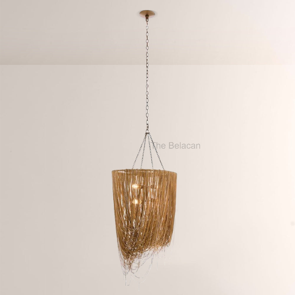 Lindsay Oval Chains Chandelier - thebelacan