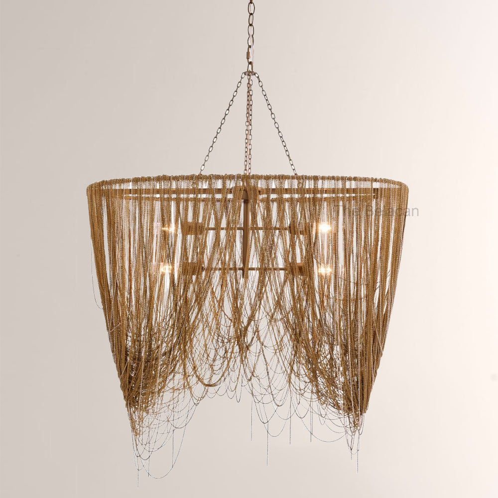 Lindsay Oval Chains Chandelier - thebelacan