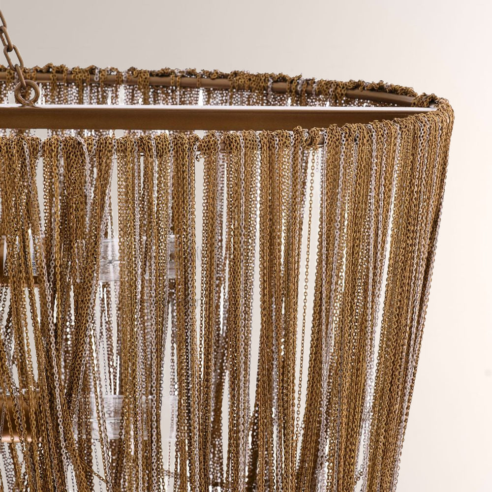 Lindsay Oval Chains Chandelier - thebelacan