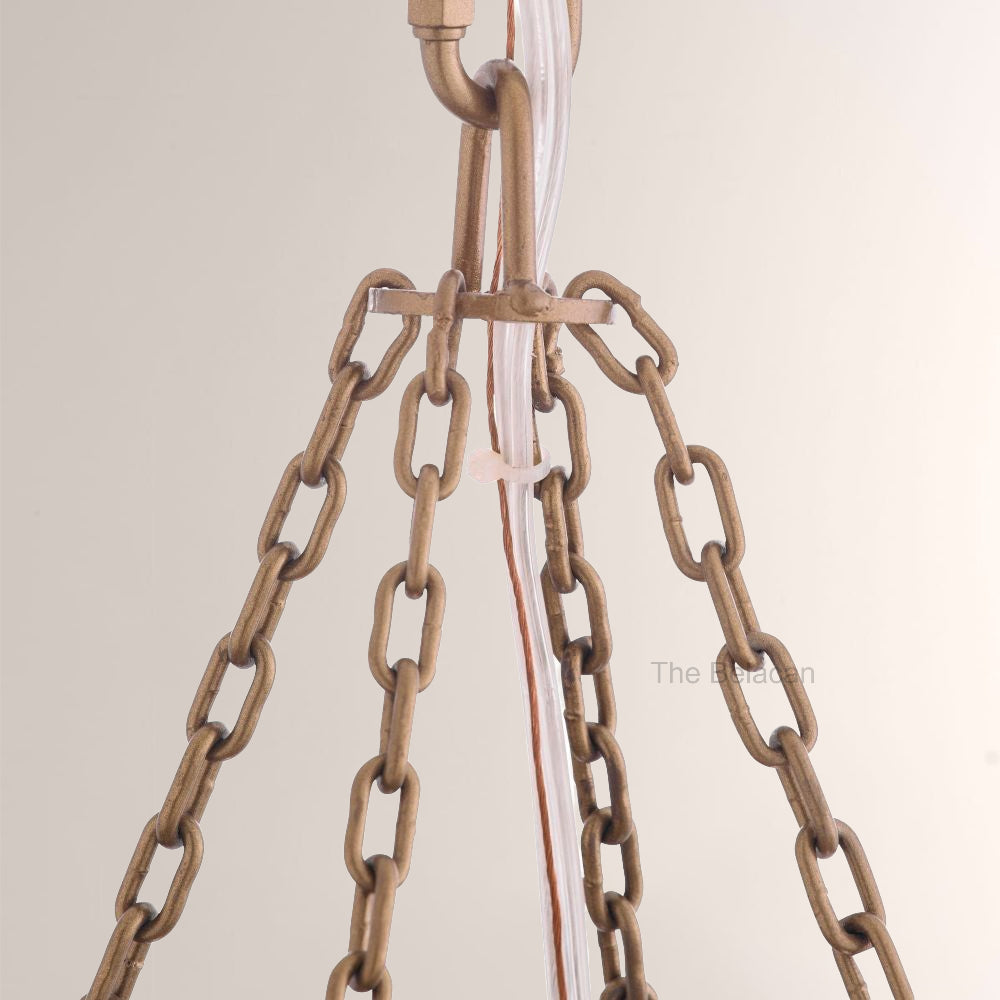 Lindsay Oval Chains Chandelier - thebelacan