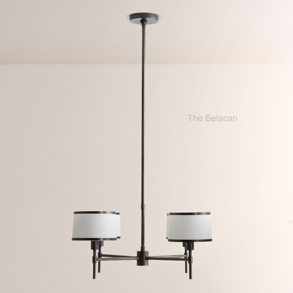 Lizs 4-Light Round Chandelier - thebelacan