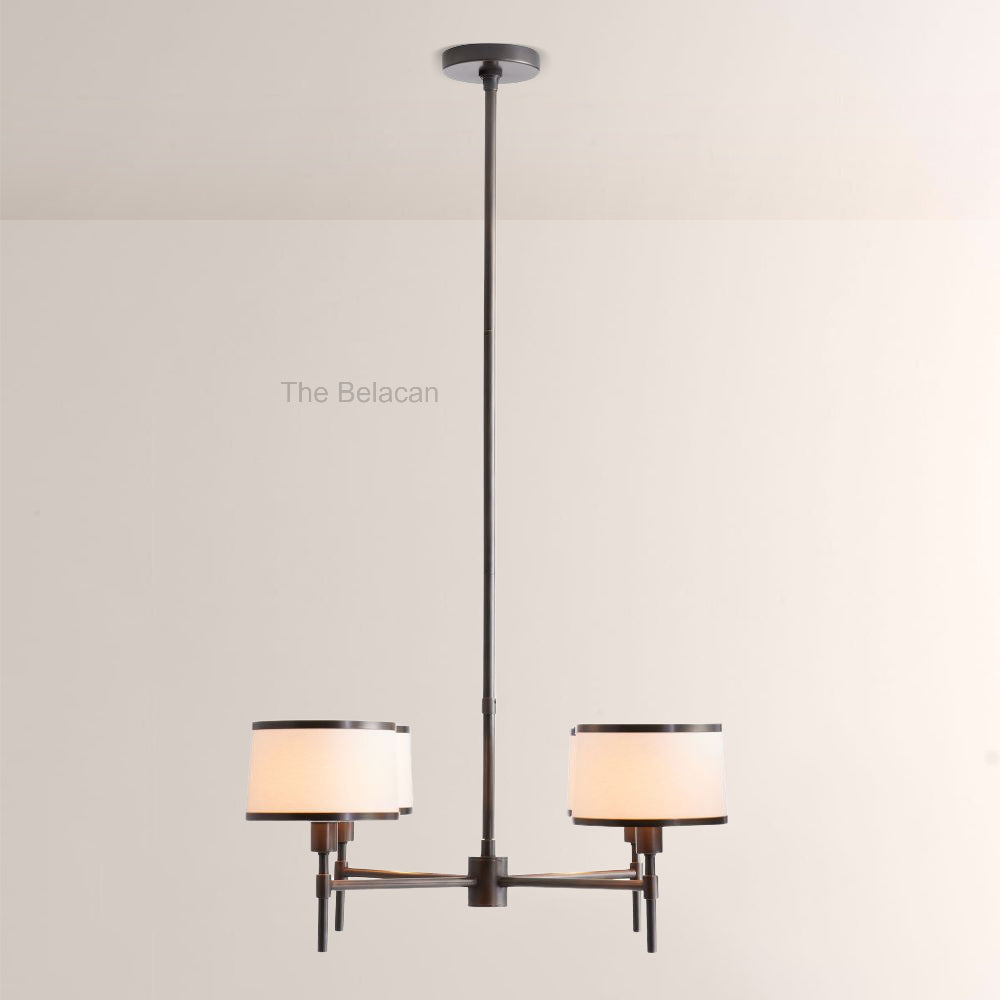 Lizs 4-Light Round Chandelier - thebelacan