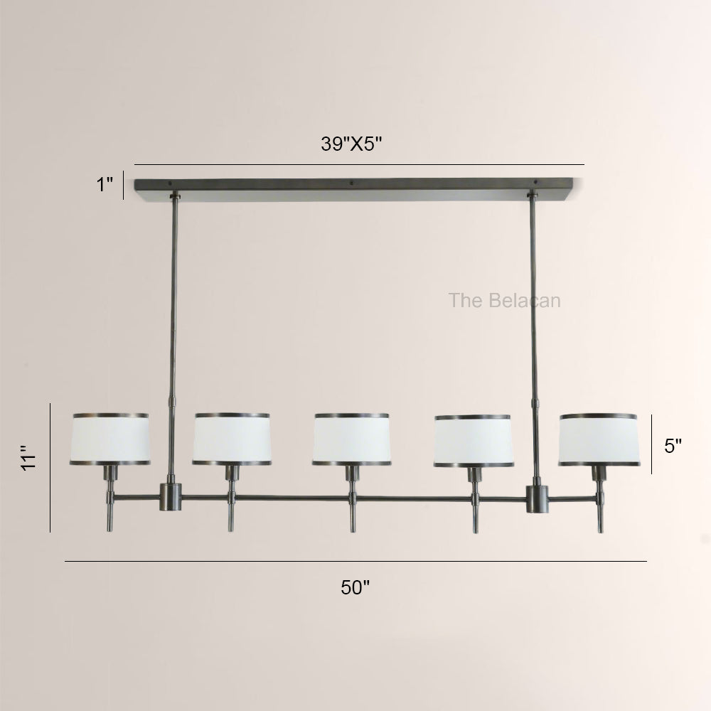 Lizs Linear Chandelier - thebelacan